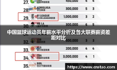 中国篮球运动员年薪水平分析及各大联赛薪资差距对比