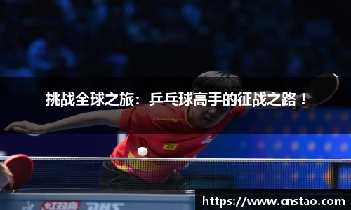 挑战全球之旅：乒乓球高手的征战之路 !